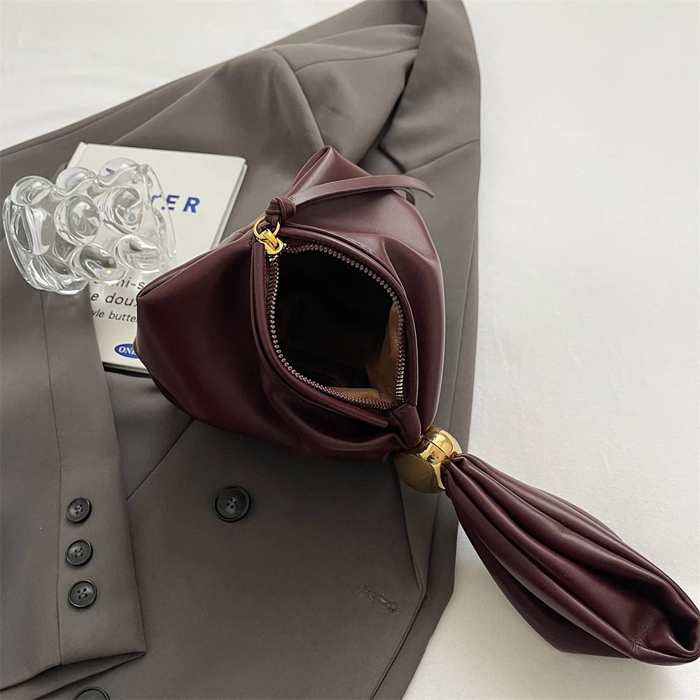 Elegant PU Leather Evening Bag