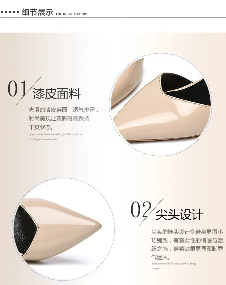 2025 Zapatos De Mujer Women Fashion Sweet Pointed Toe Buckles Strap Stiletto Heels Lady Cool Red Party Heel Shoes White Heels