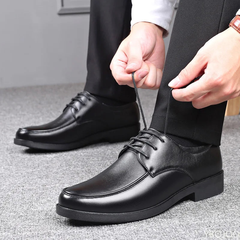 Men's Formal Skin Shoes Casual Fashion Men Sneakers Social Elegant Trend Flat Zapatos Spring Autumn New Men's Business Shoes