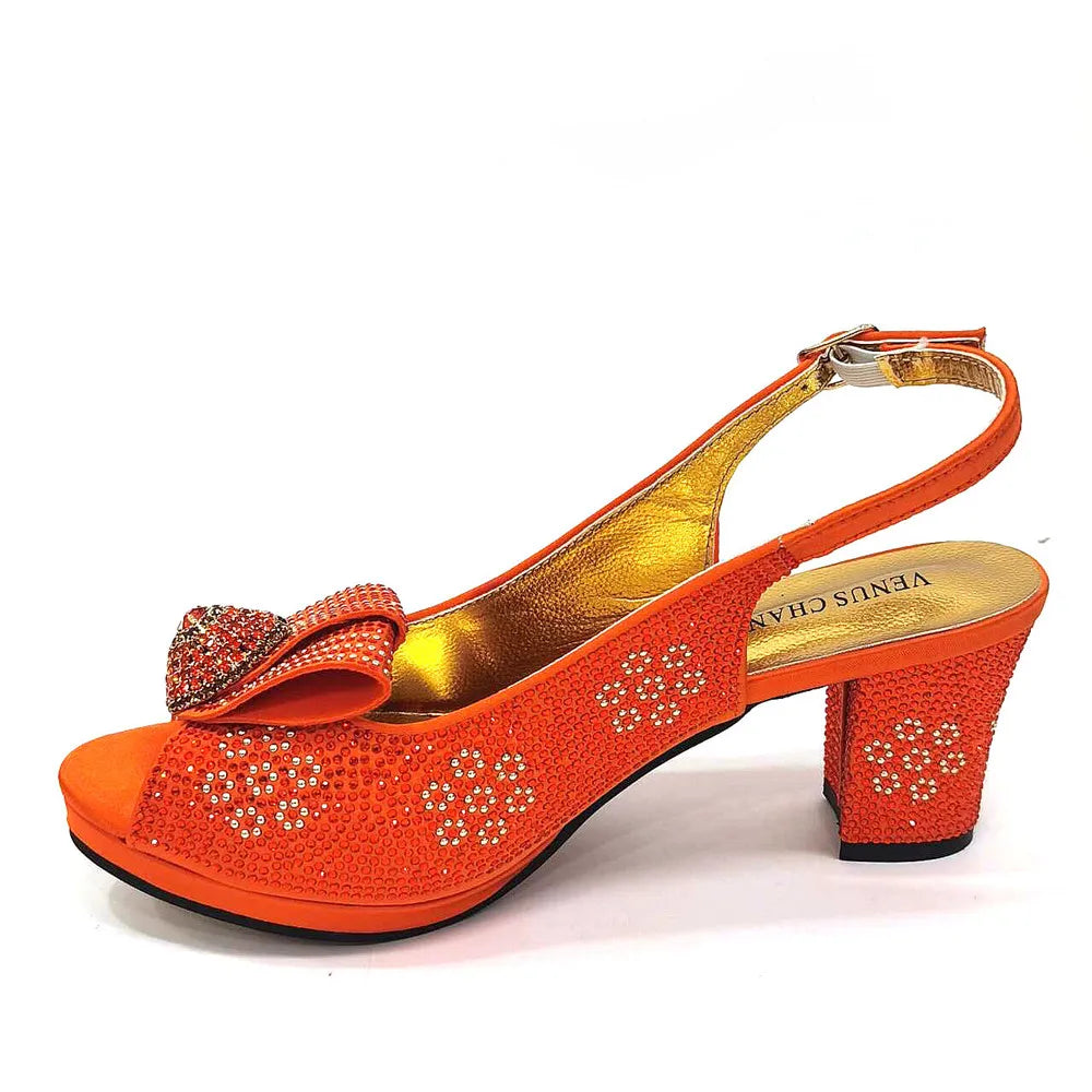 Diamond Wedding Shoe & Bag Set