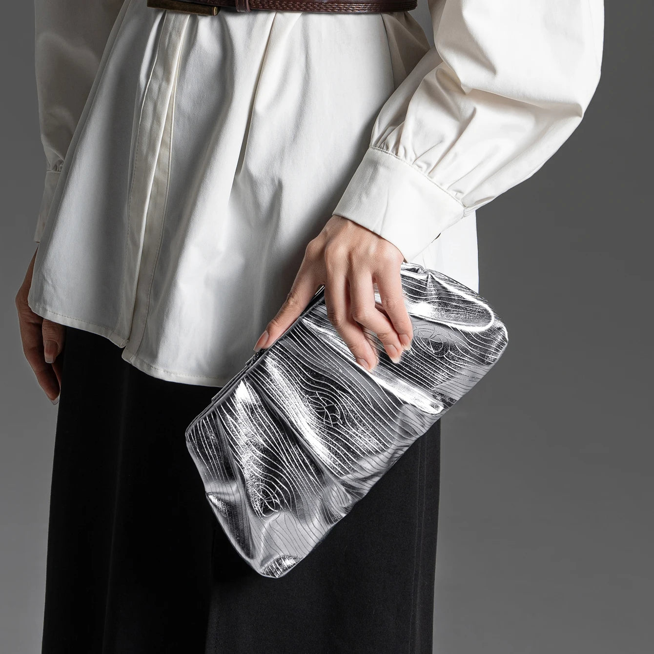 Golden Designer Evening Clutch