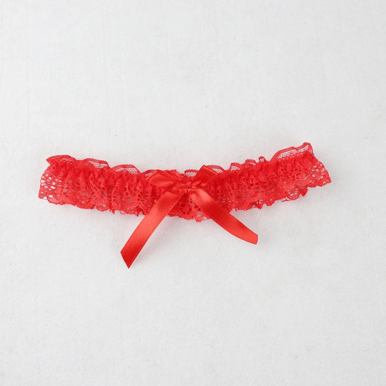 Bow Floral Lace Bridal Garter
