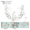 Floral Pearl and Rhinestone Bridal Hair Vine