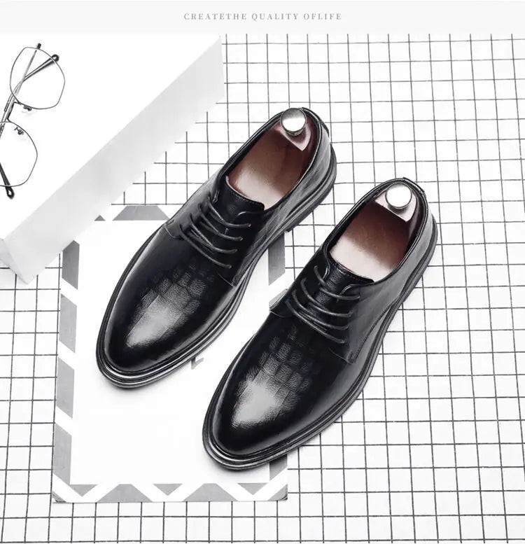 Spring Autumn New Men's Business Shoes Men's Formal Skin Shoes Casual Fashion Men Sneakers Social Elegant Trend Flat
