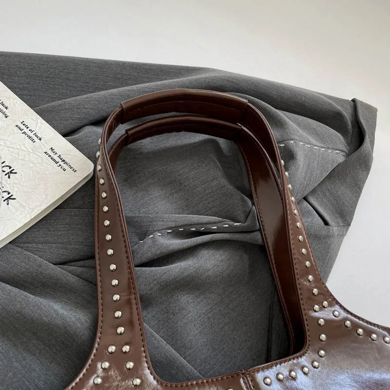 Red Wedding Purse Fashion Handbag Clutch Women Korean Style Solid PU Leather Shoulder Bag Designer Bucket Tote Lady Commute Bag