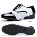 Modern Dance Shoes For Men Soft Performance Leather Breathable Social Latin Dance Square Formal Dress Jazz Dance Shoes Sneakers