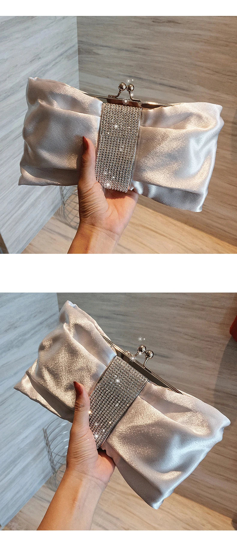 Crystal Butterfly Dinner Clutch