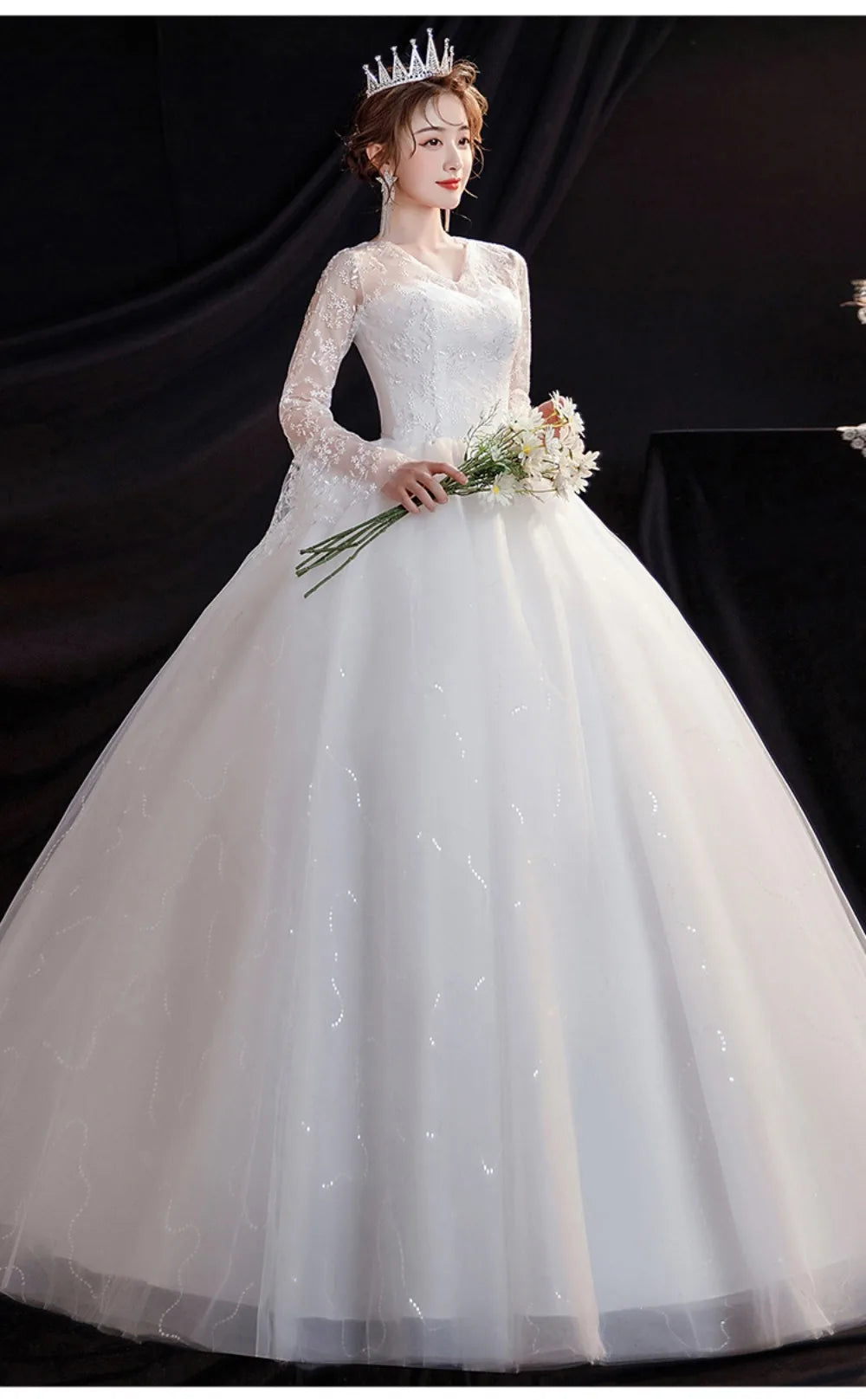 GIYSILE Boho Wedding Dress New Fantasy Lace Bridal Main Marriage Dresses French  Floor Length Wedding Dress Vestidos De Novia