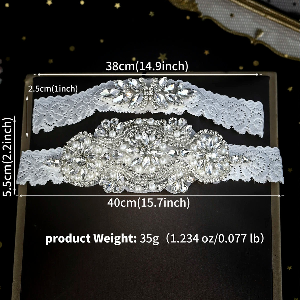 Sexy Lingerie Wedding Garter Belt Bride Party Cosplay Accessories Jewelry Bowknot Lace Elastic Leg Ring Bridal Leg Garter