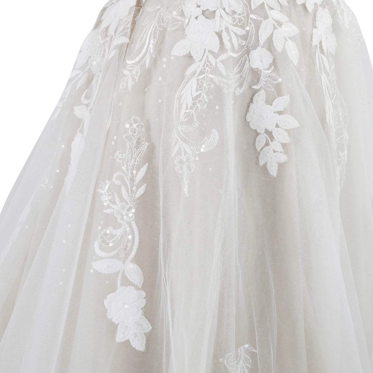 Elegant Lace Wedding Dresses for Women 2024 Sleeveless Deep V-Neck Sparkly Bridal Gowns Sweetheart Wedding Gown for Women Luxury
