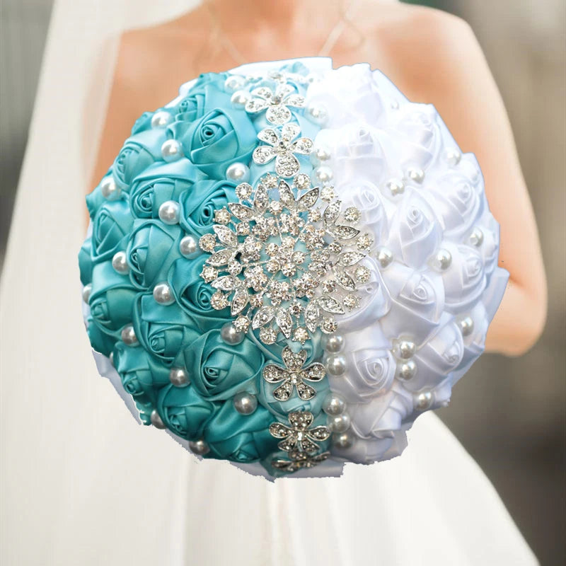 Light Blue Wedding Bouquet