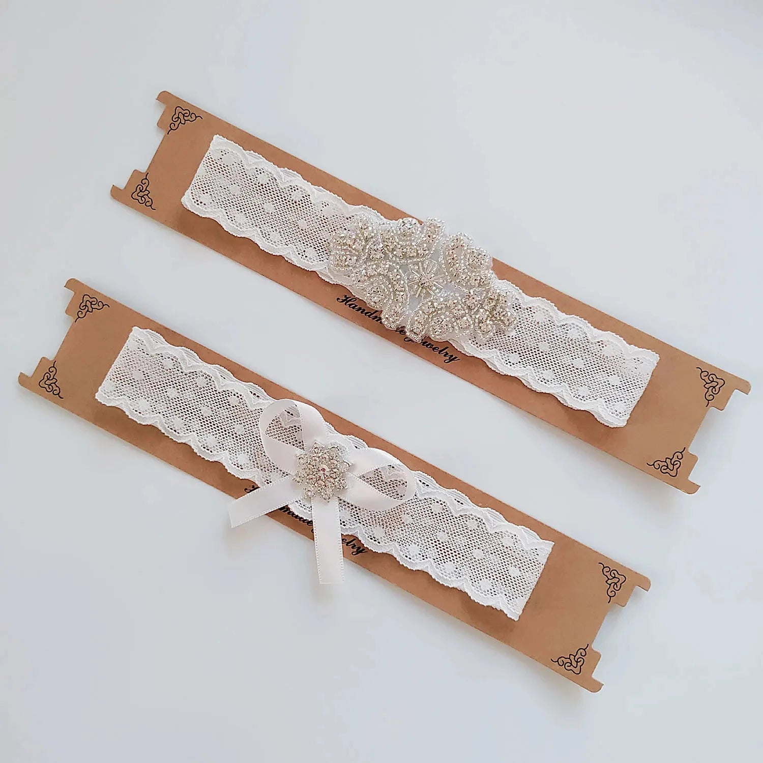 Shinny Bead Crystals Wedding Garter for Bride Leg Ring Loop Thigh Leg Garter  For Wedding Bridal  Accessories