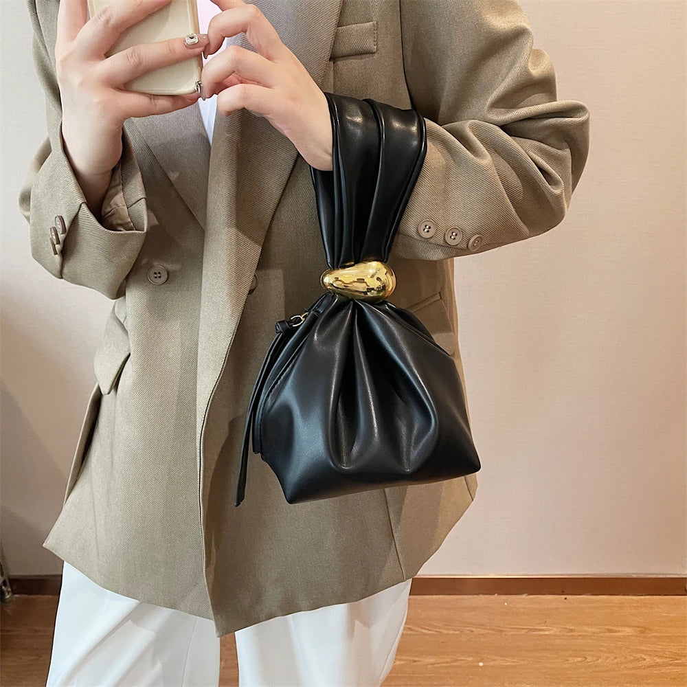 Elegant PU Leather Evening Bag
