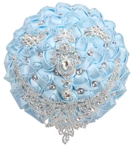 Light Blue Wedding Bouquet