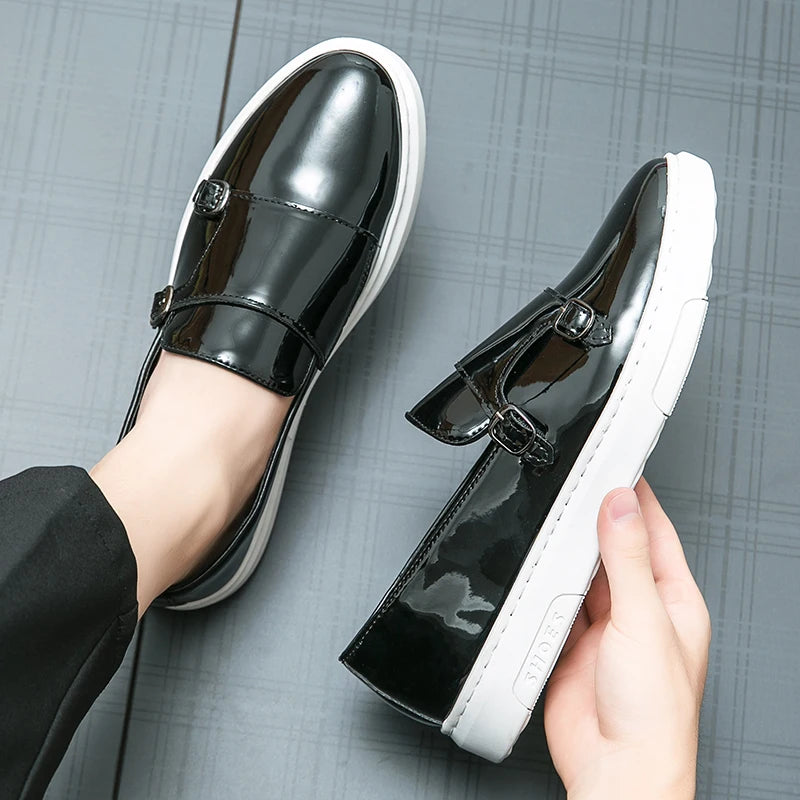 2026 British Style Shoes Style Men's Casual Shoes Business Dating Party Formal Shoes Fashion Trends Men Breathable Comfort Shoes