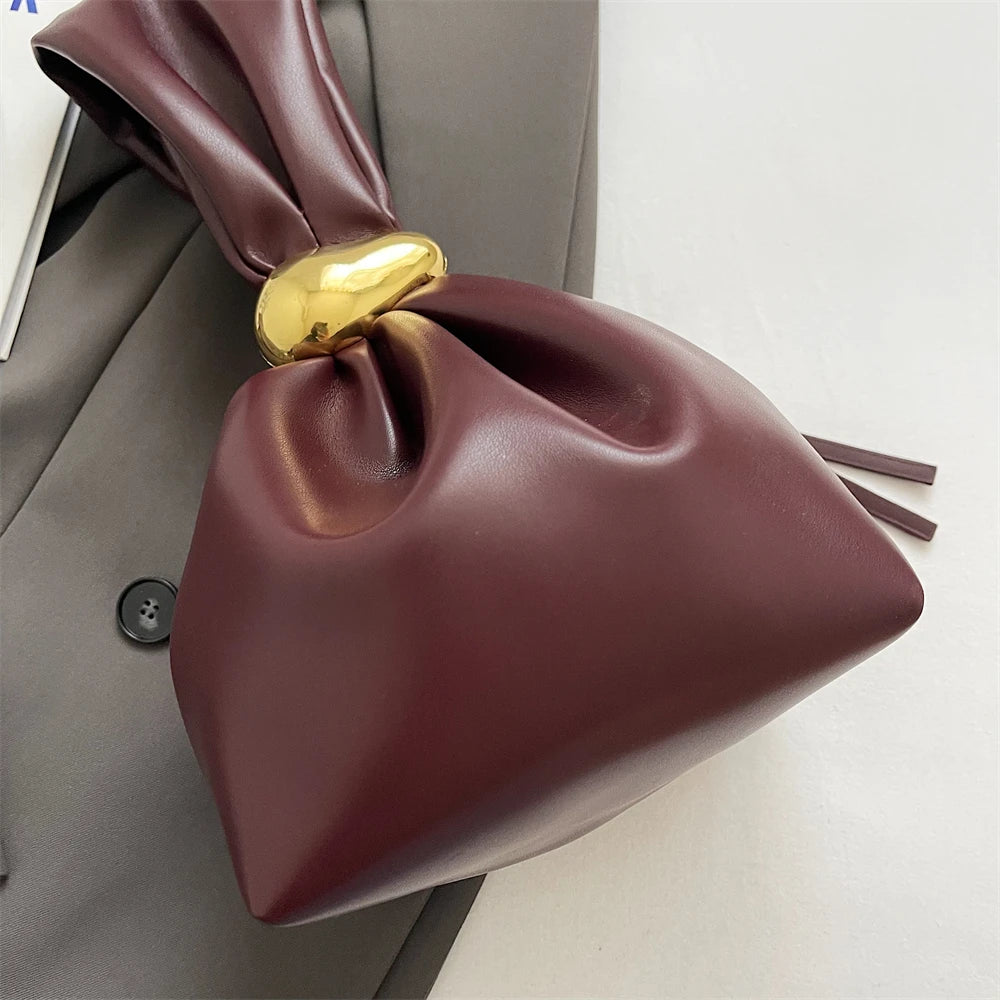 Elegant PU Leather Evening Bag