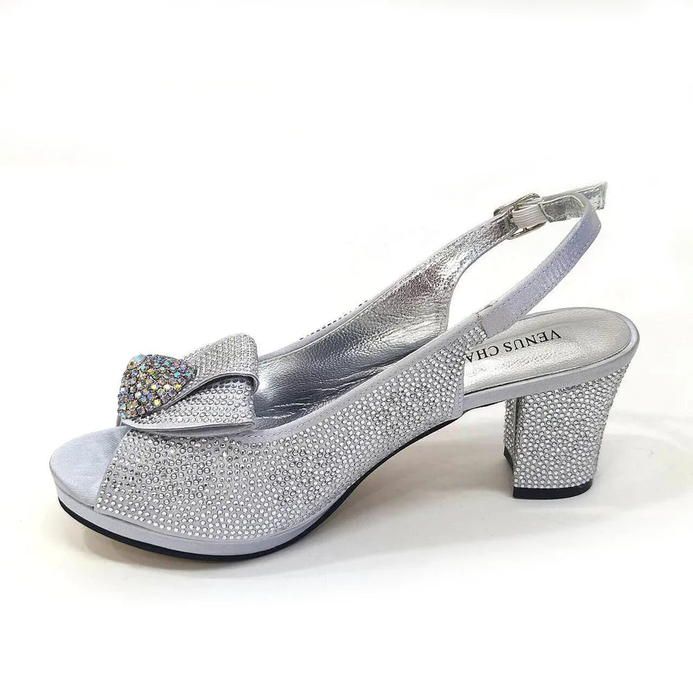 Diamond Wedding Shoe & Bag Set