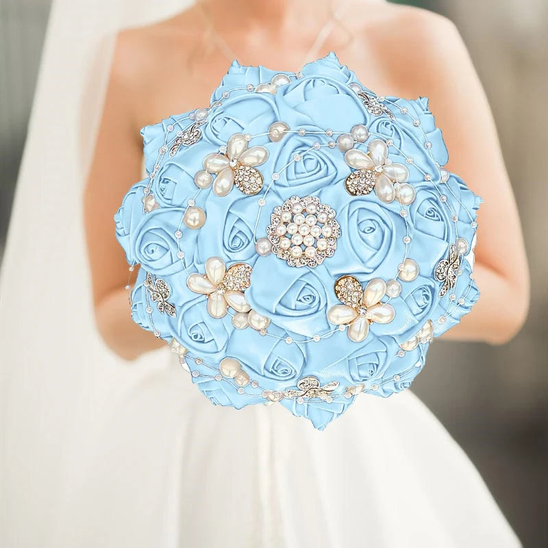 Light Blue Wedding Bouquet