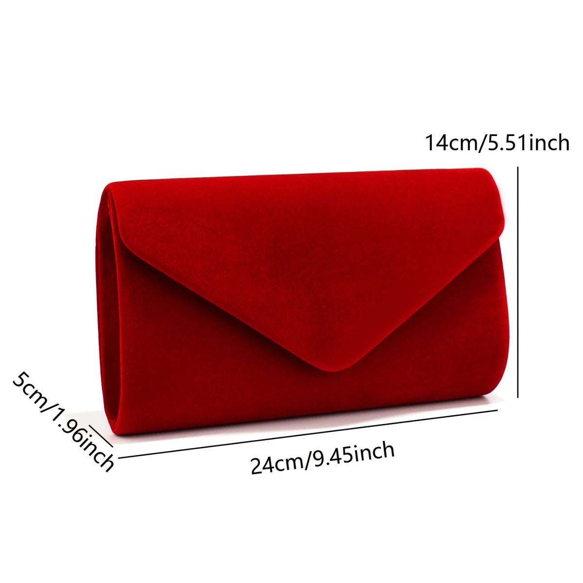Envelope Velvet Evening Bag