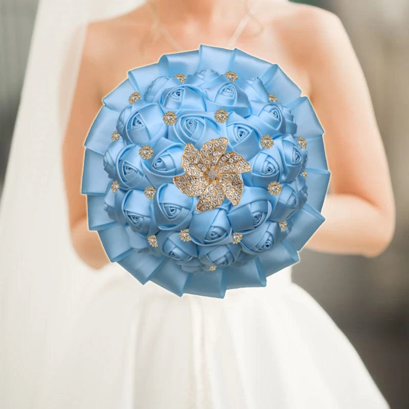 Light Blue Wedding Bouquet