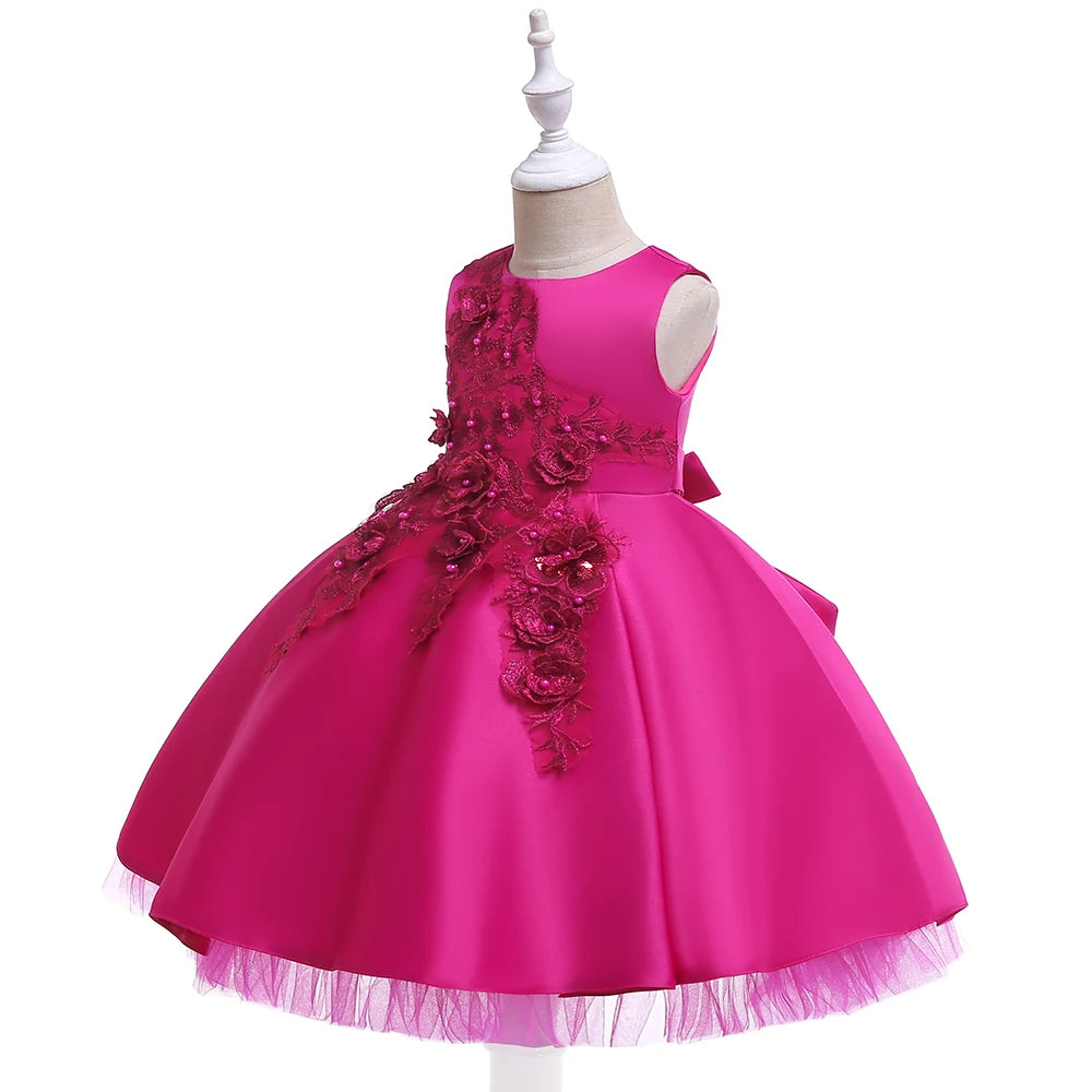 Embroidered Pageant Party Dress