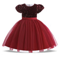 Sequin Bow Party Dress for Girls