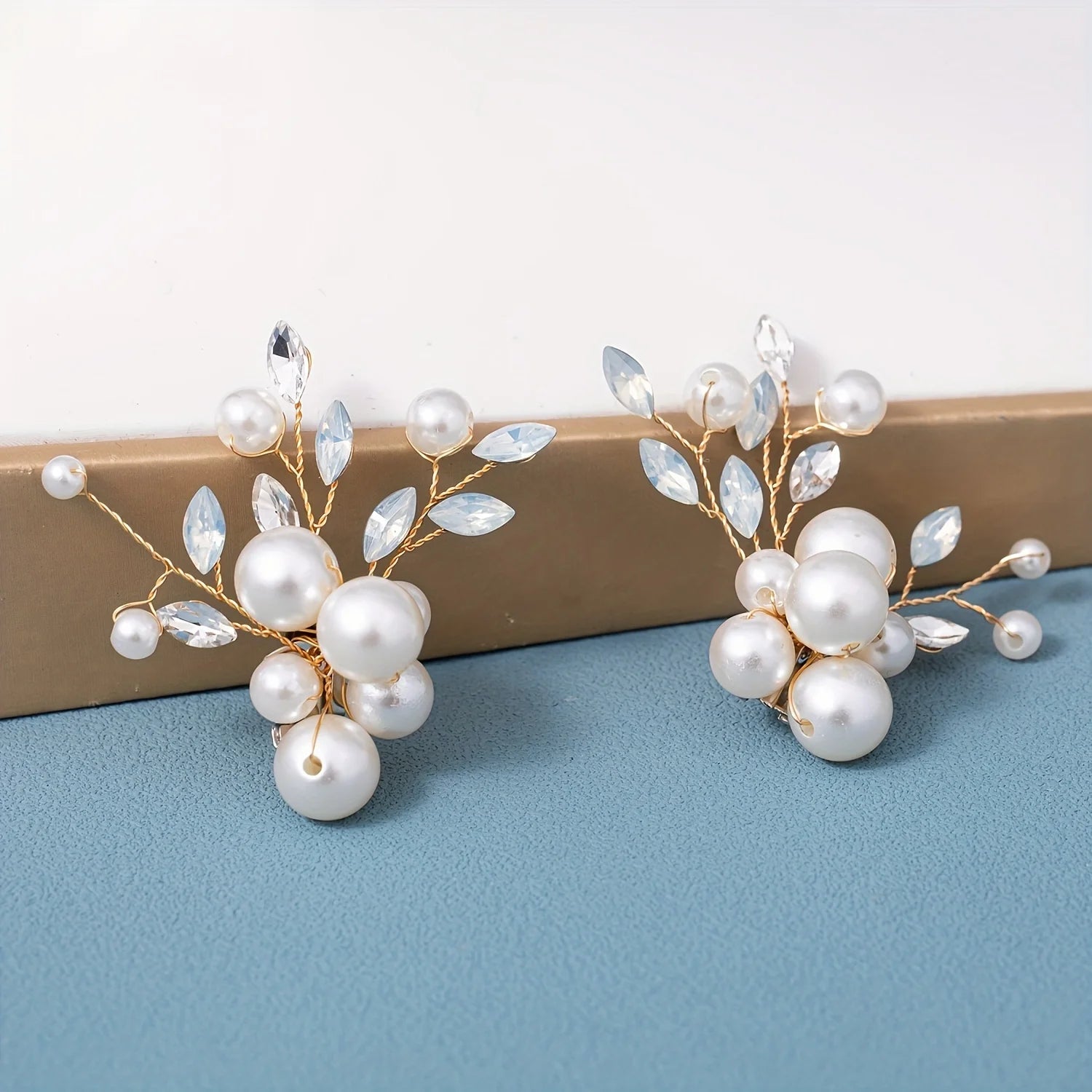 1 pair/Sets of bridal accessories Crystal Pearl Shoe Clip Pin Party Wedding Bridal Shoe Clip Everyday accessories