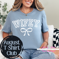 Wifey Blue Graphic Tee