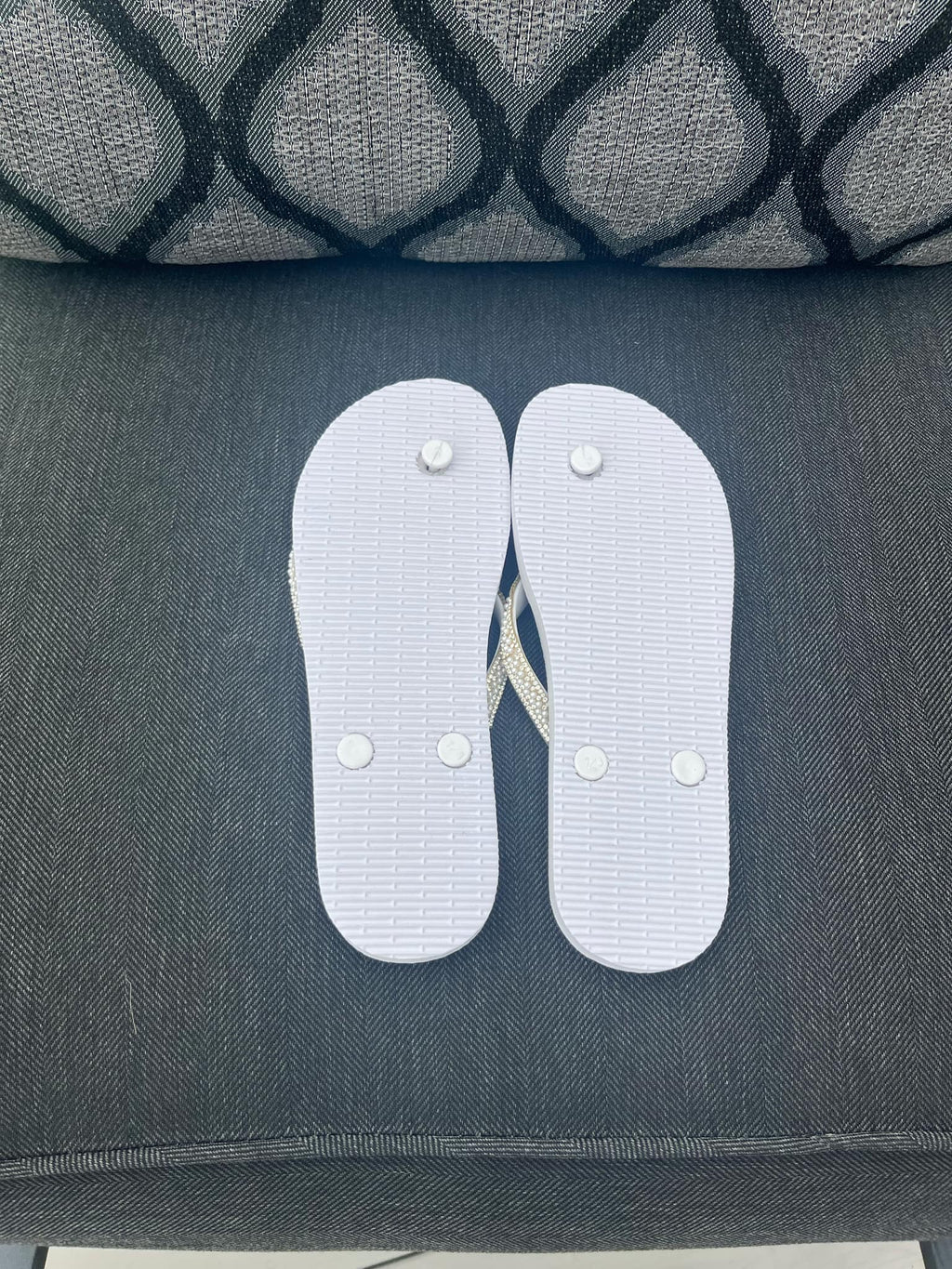 Bride or Wifey Rhinestone Flip-Flops