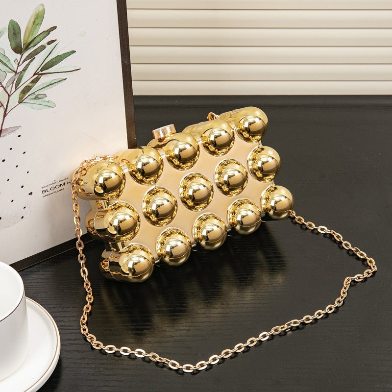 Acrylic Bag, Fashion Polka Dot Crossbody Prom Bag, Party Purse, Prom Bags Clutch, Wedding Purse, Evening Purse, Dinner Bag, - Luzilly Bridal & Apparel