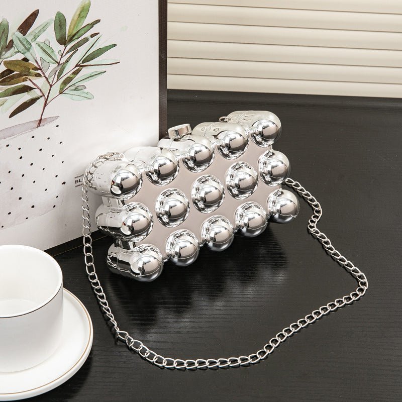 Acrylic Bag, Fashion Polka Dot Crossbody Prom Bag, Party Purse, Prom Bags Clutch, Wedding Purse, Evening Purse, Dinner Bag, - Luzilly Bridal & Apparel