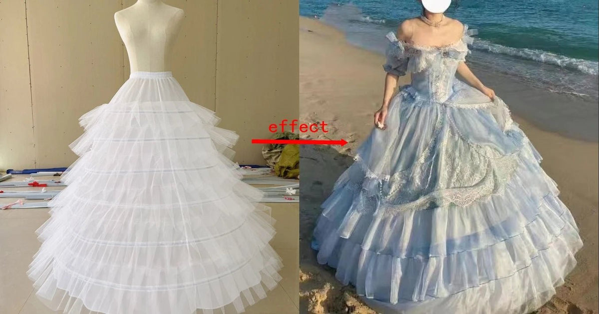 Adjustable Hoop Ball Gown Petticoat Underskirt - Luzilly Bridal & Apparel
