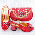 African Wedding Shoes and Bag Set HGY1-46 - Luzilly Bridal & Apparel