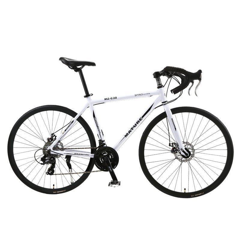 Aluminum Alloy Road Bike 21 Speed Bend Put Double Disc Brake - Luzilly Bridal & Apparel