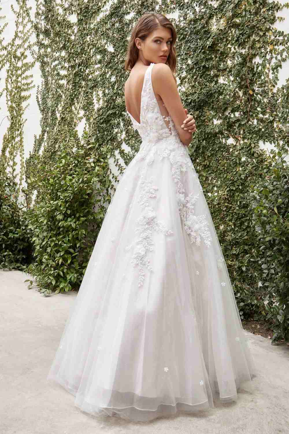 Andrea & Leo A1028W Gardenia A-Line Wedding Gown - Luzilly Bridal & Apparel