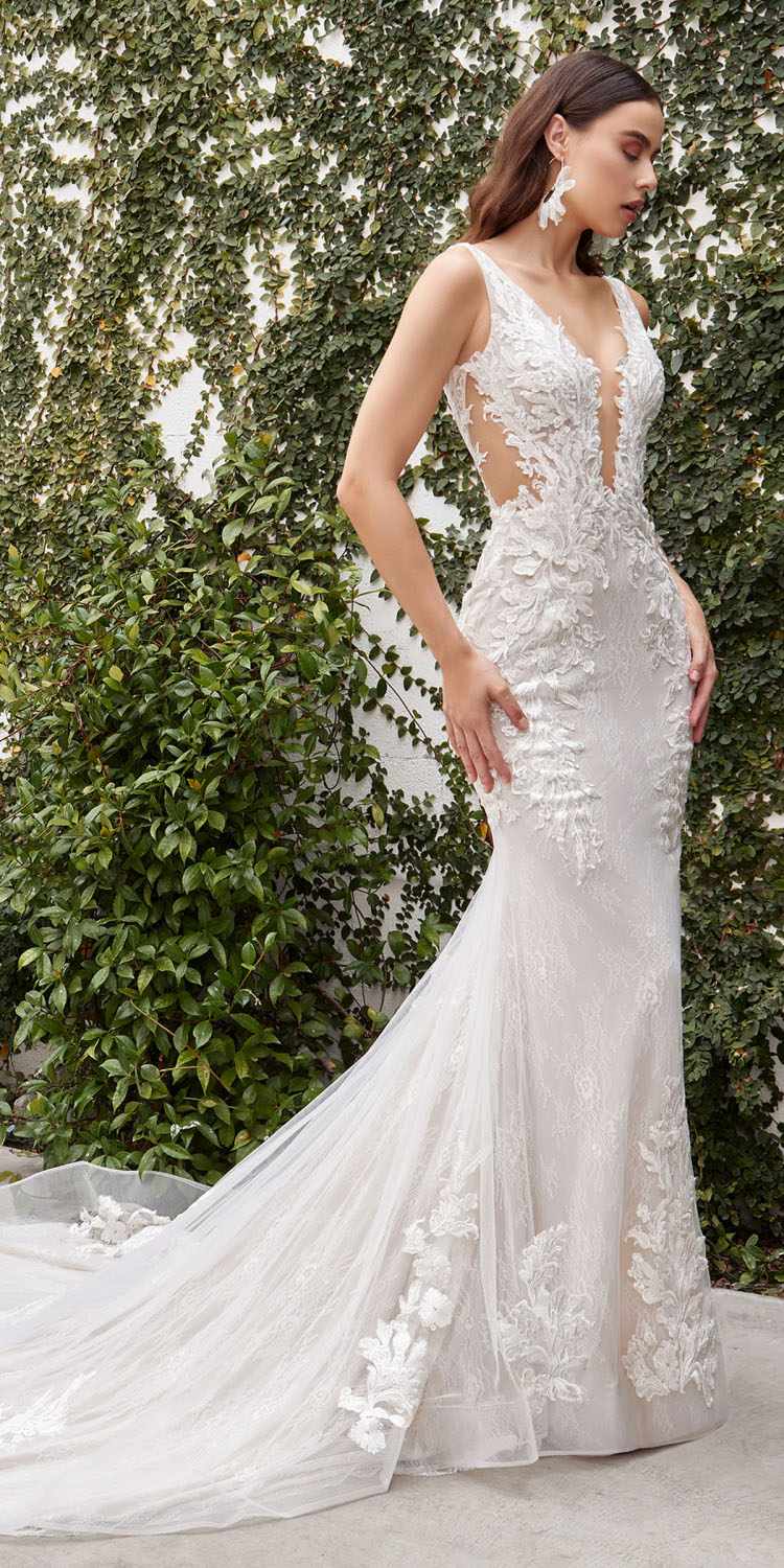 Andrea & Leo A1072W Avery Mermaid Lace Wedding Gown - Luzilly Bridal & Apparel
