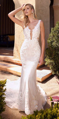 Andrea & Leo A1072W Avery Mermaid Lace Wedding Gown - Luzilly Bridal & Apparel