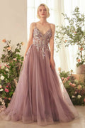 Andrea & Leo A1419 Dress English Violet A-Line Layered Tulle Gown Of Whimsy - Luzilly Bridal & Apparel