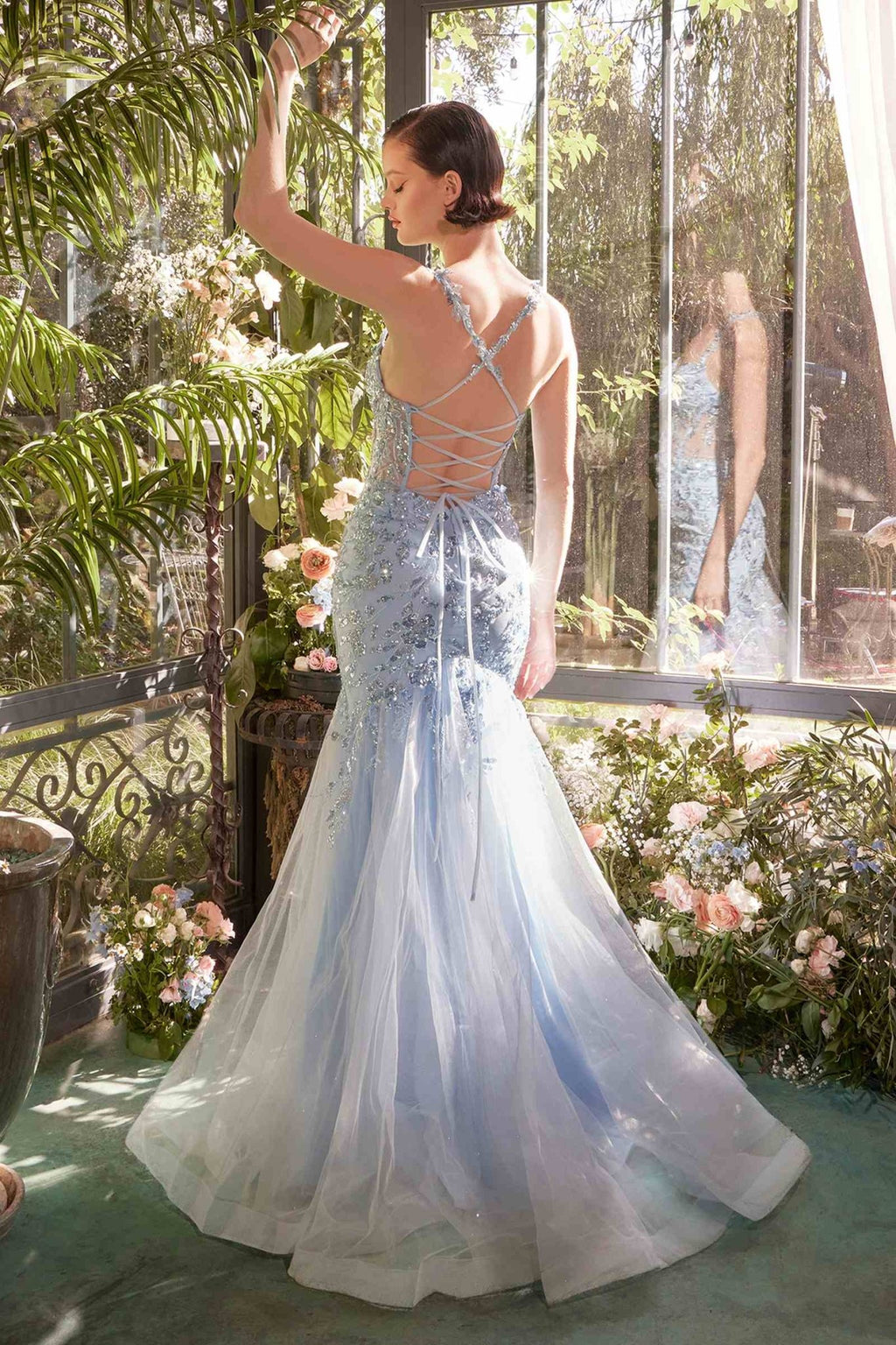 Andrea & Leo A1429 Dress Sequin Lace Applique Mermaid Gown - Luzilly Bridal & Apparel