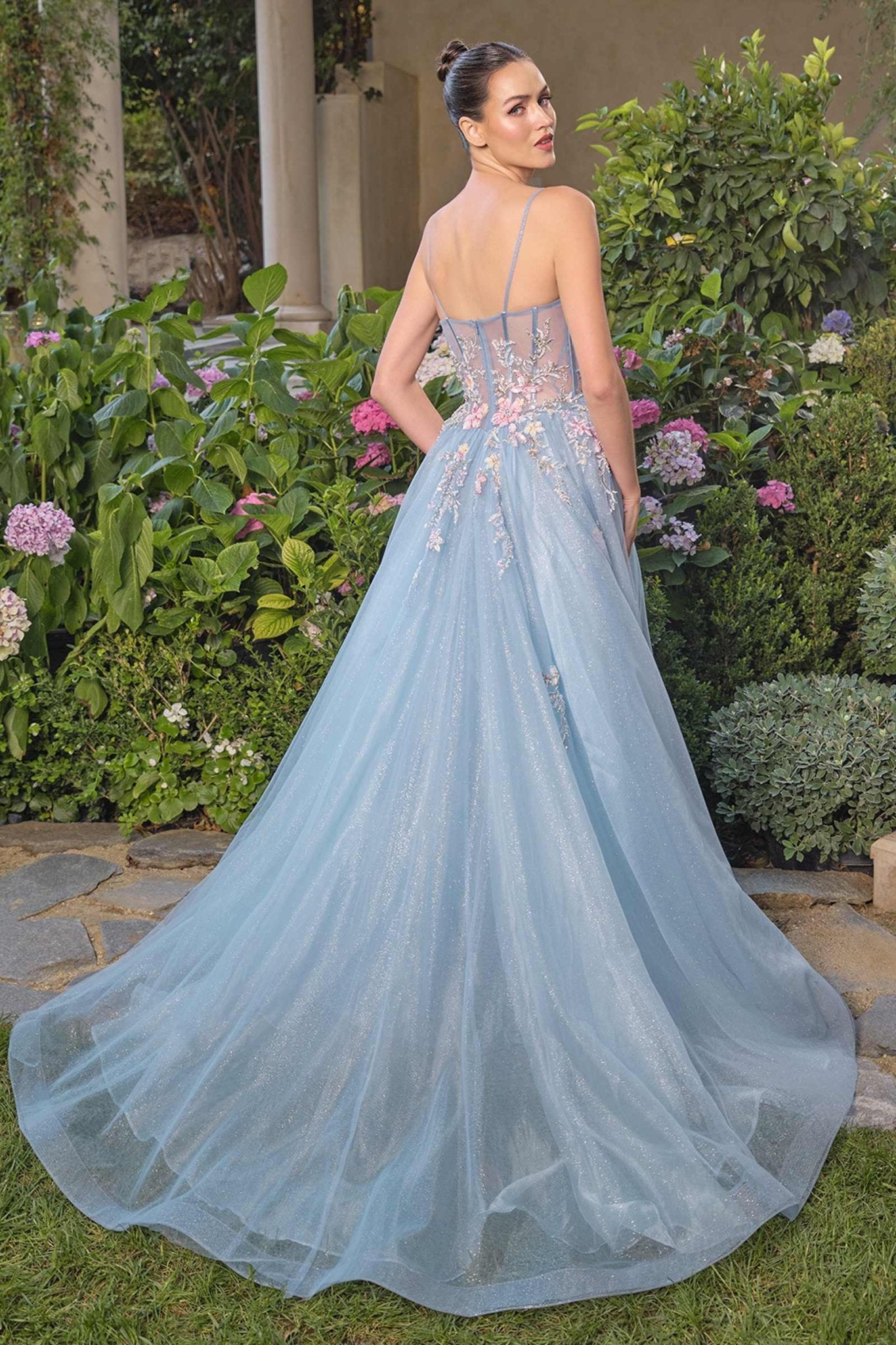 Andrea & Leo A1490 Whimsical Strapless Prom Ball Gown - Luzilly Bridal & Apparel