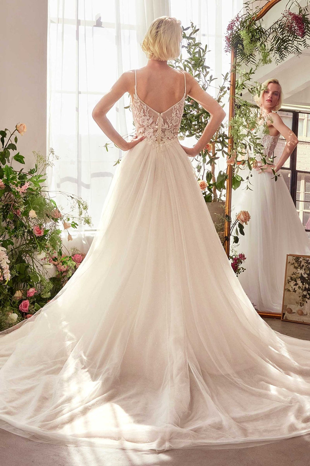 Andrea & Leo WL029 Dress Lace & Tulle Bridal Ball Gown - Luzilly Bridal & Apparel