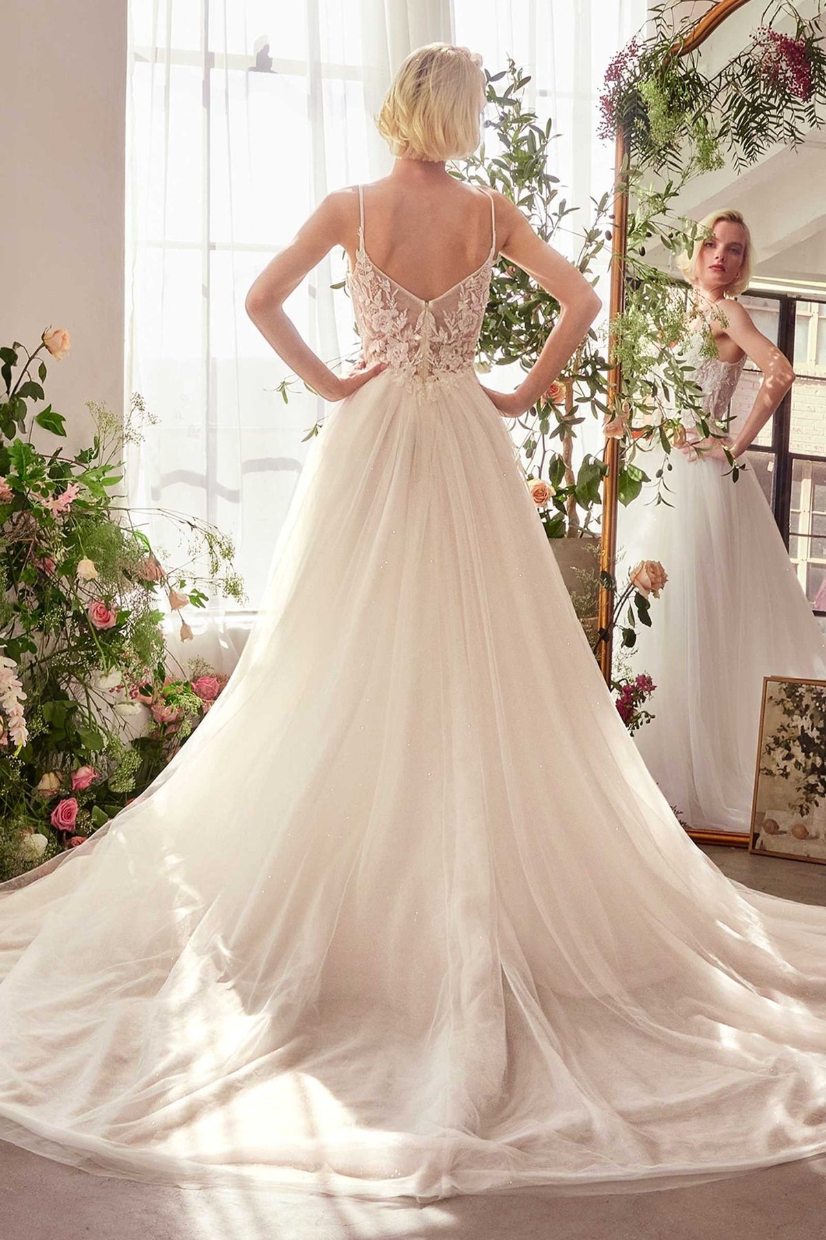 Andrea & Leo WL029 Dress Lace & Tulle Bridal Ball Gown - Luzilly Bridal & Apparel