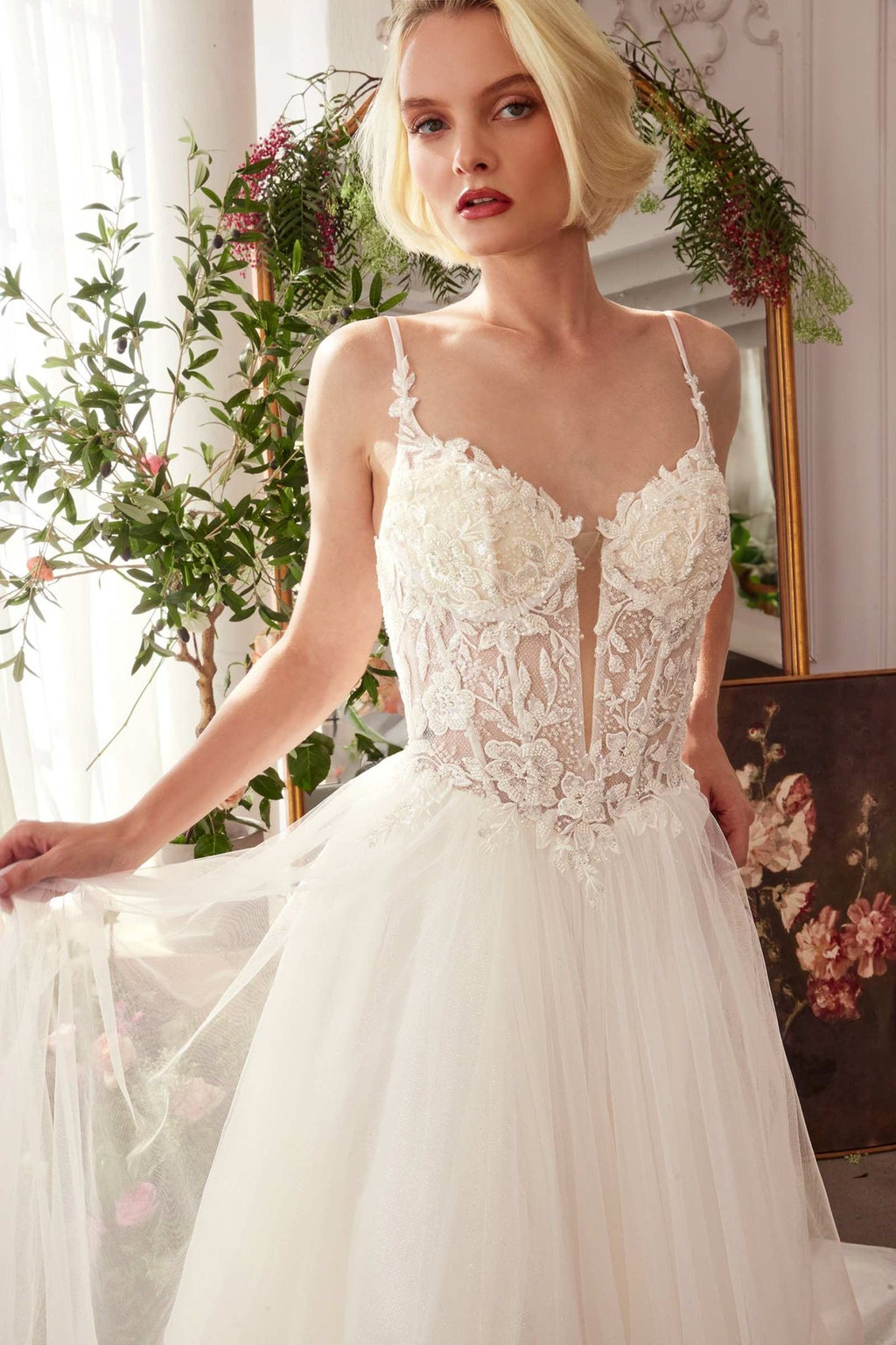 Andrea & Leo WL029 Dress Lace & Tulle Bridal Ball Gown - Luzilly Bridal & Apparel