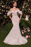 Andrea & Leo WL031 Dress Detachable Wings Mermaid Wedding Gown - Luzilly Bridal & Apparel