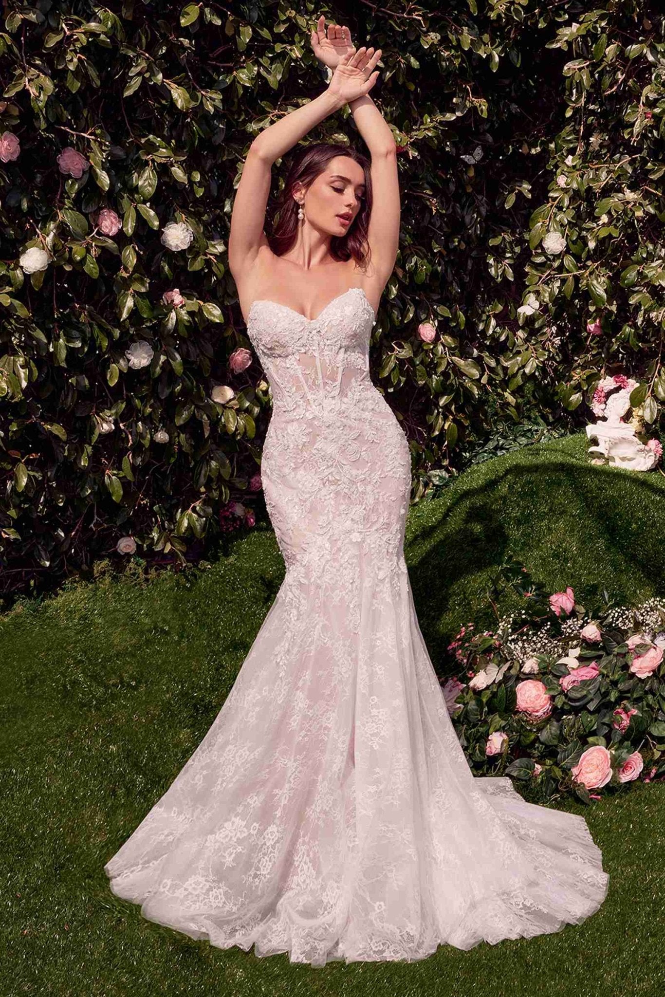 Andrea & Leo WL031 Dress Detachable Wings Mermaid Wedding Gown - Luzilly Bridal & Apparel