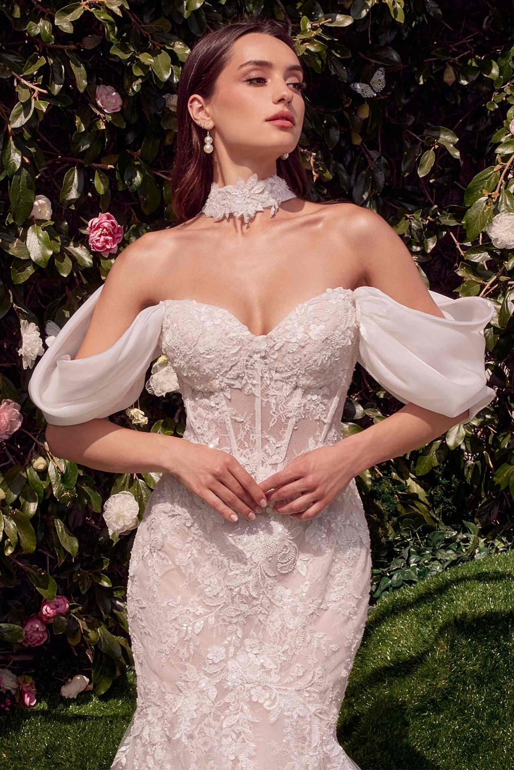 Andrea & Leo WL031 Dress Detachable Wings Mermaid Wedding Gown - Luzilly Bridal & Apparel