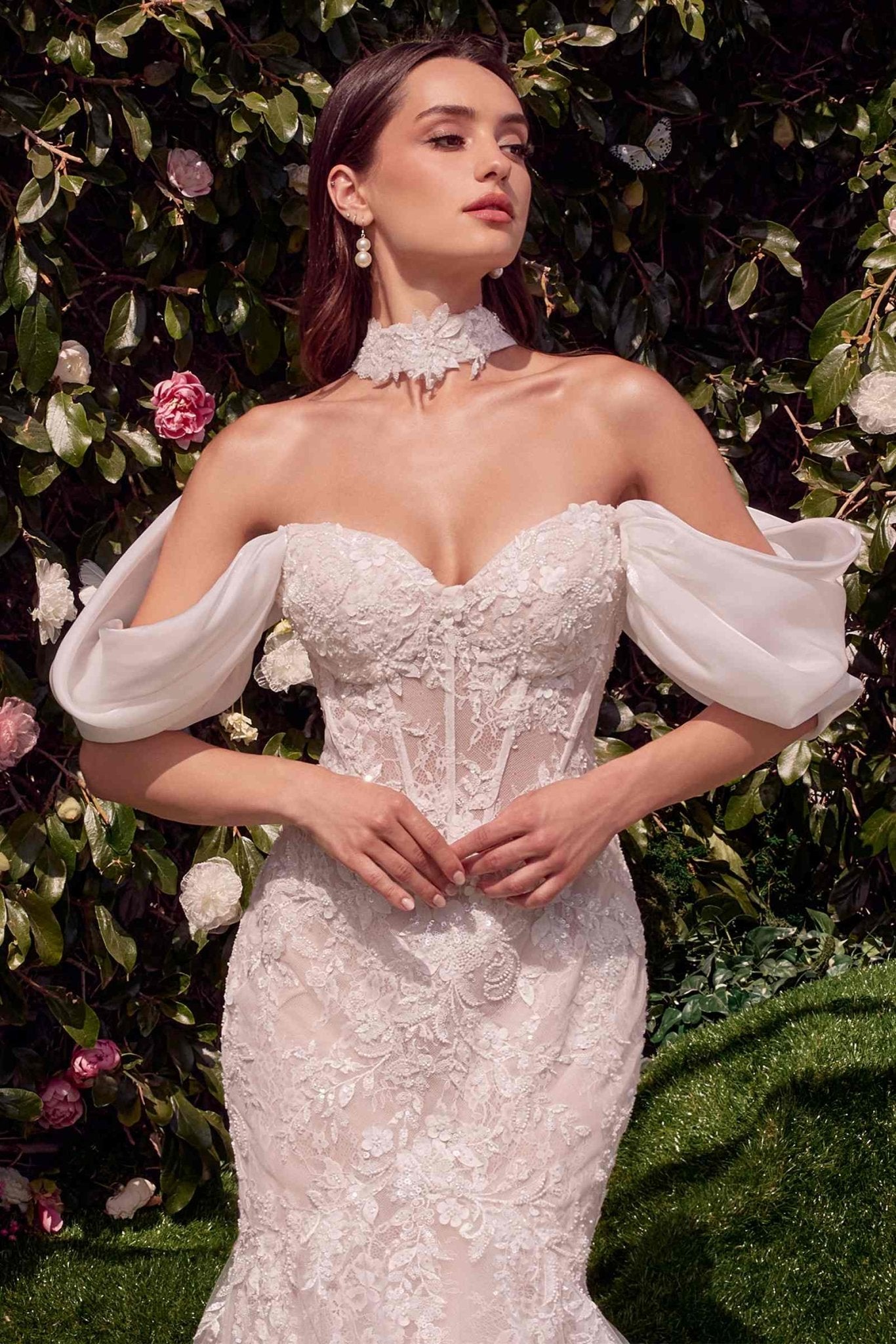 Andrea & Leo WL031 Dress Detachable Wings Mermaid Wedding Gown - Luzilly Bridal & Apparel