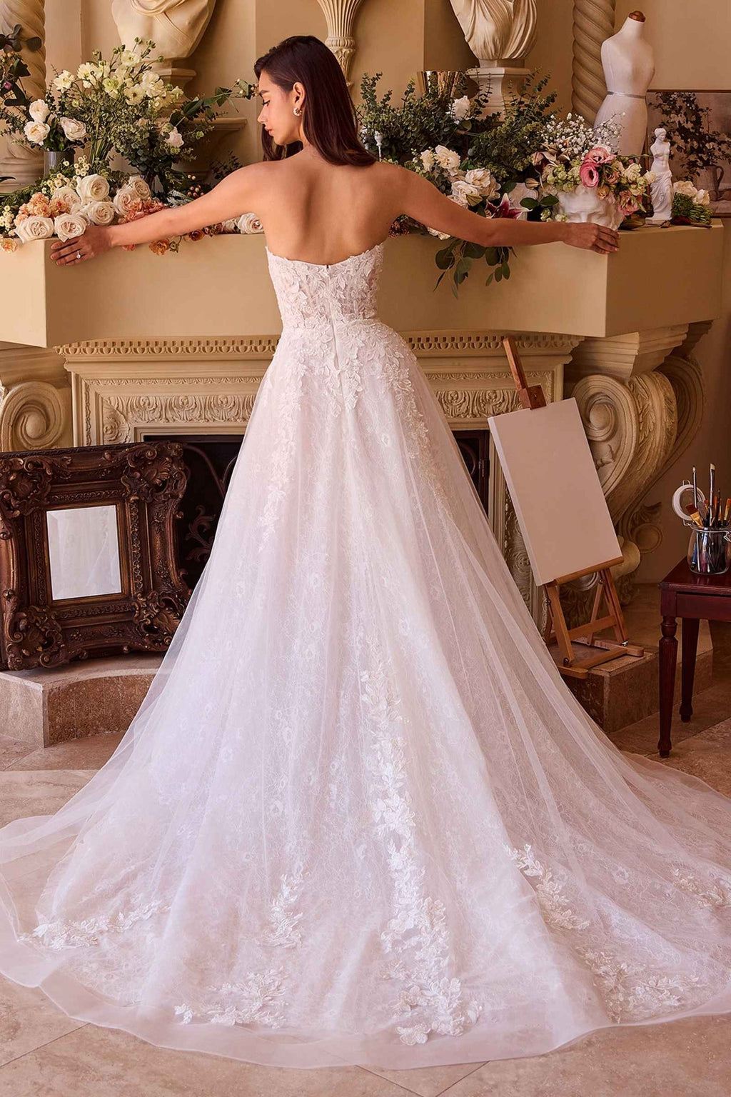 Andrea & Leo WL052 Dress Deep Sweetheart Strapless Bridal Ball Gown - Luzilly Bridal & Apparel