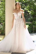 Andrea & Leo WL057 Wedding A-line Gown Off Shoulder - Luzilly Bridal & Apparel