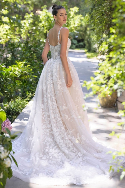 Andrea & Leo WL058 Plunging Neckline Wedding Ball Gown - Luzilly Bridal & Apparel